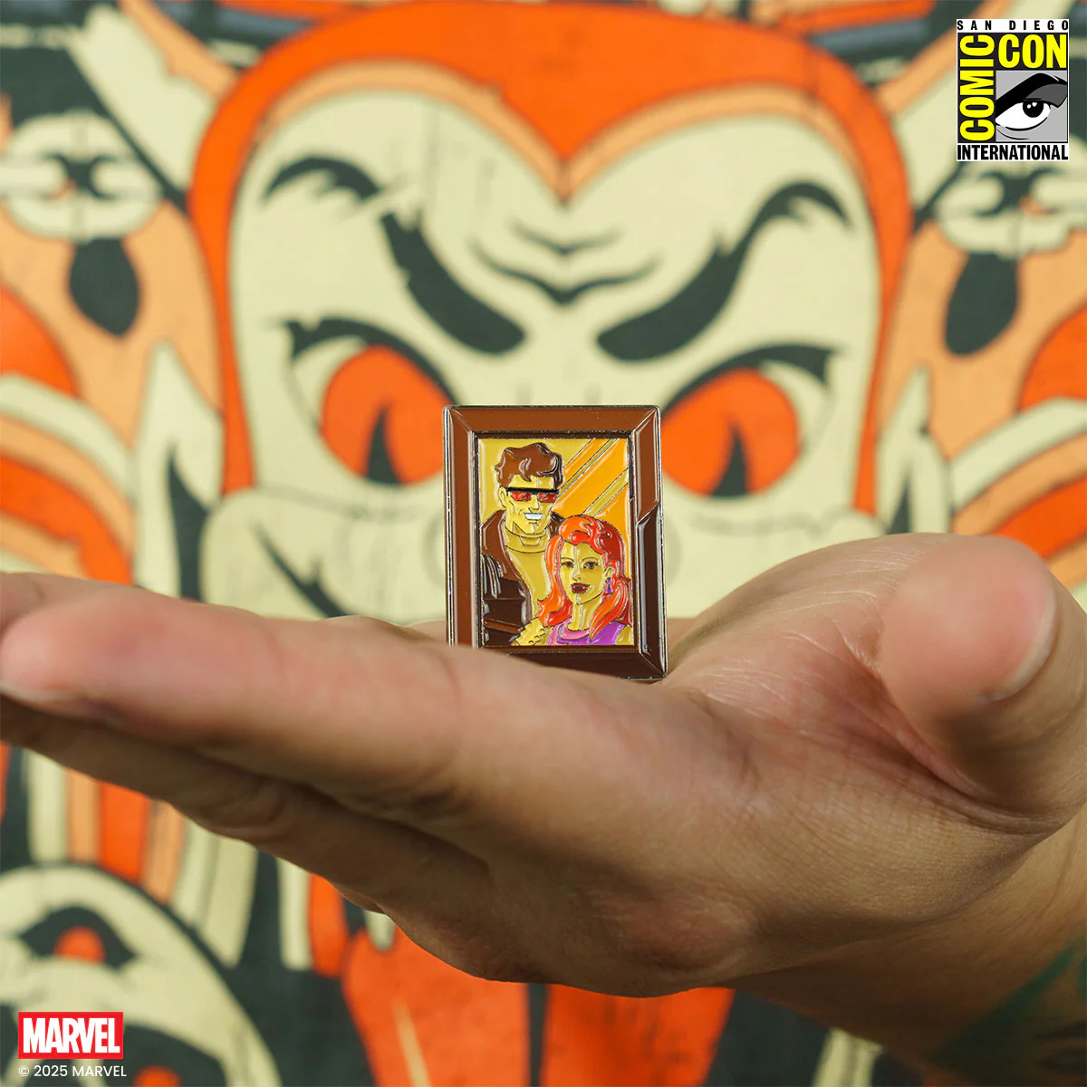 Scott & Jean Picture Enamel Pin - Image 3