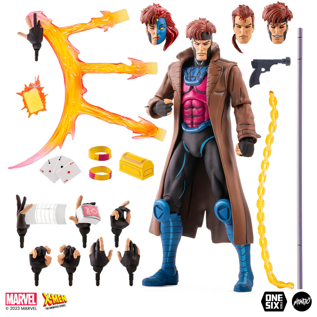 X-Men: The Animated Series - Gambit 1/6 Scale Figure Timed Edition - Image 2