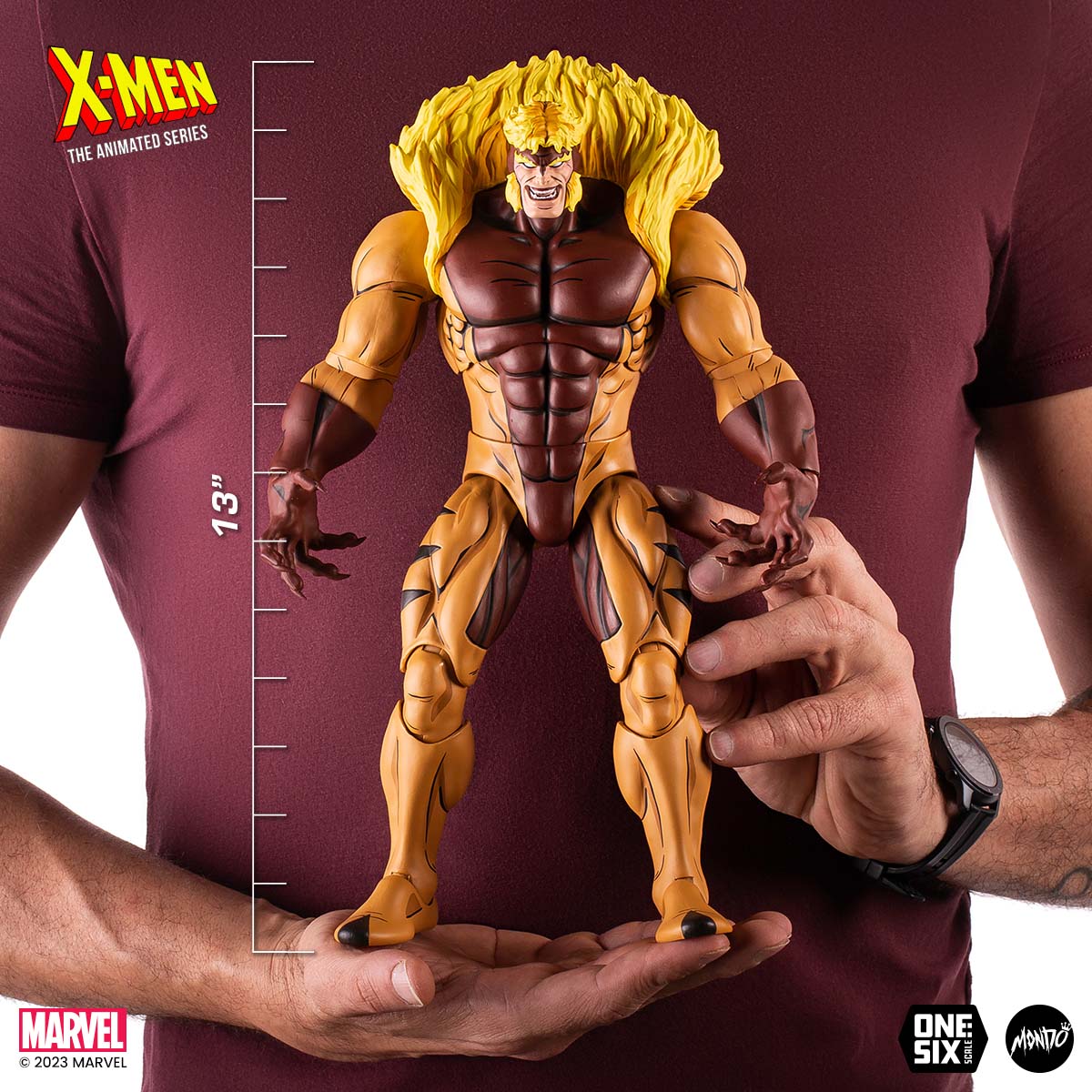 X-Men: The Animated Series - Sabretooth 1/6 Scale Figure - Image 3