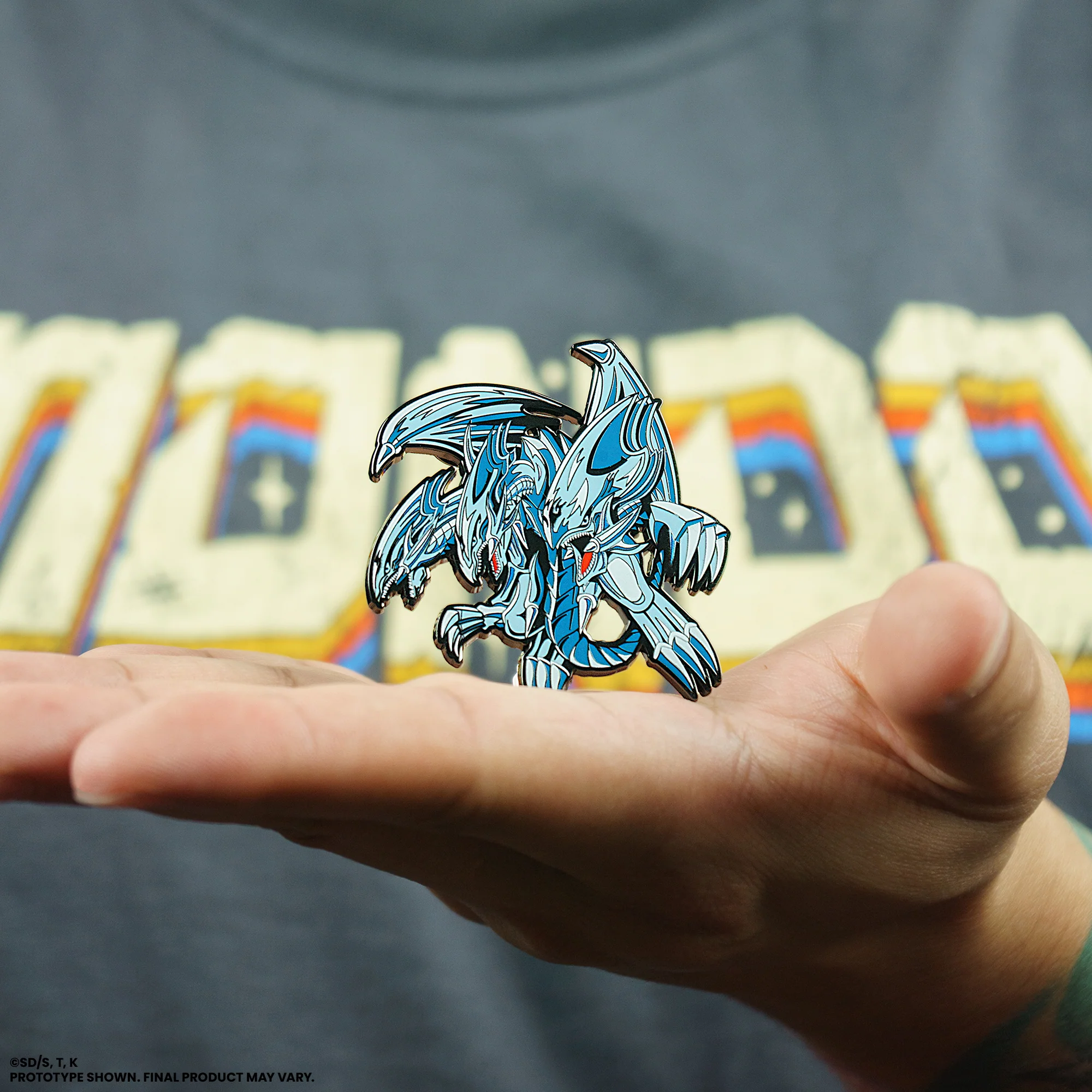 Yu-Gi-Oh! Blue-Eyes Ultimate Dragon Enamel Pin - Image 3