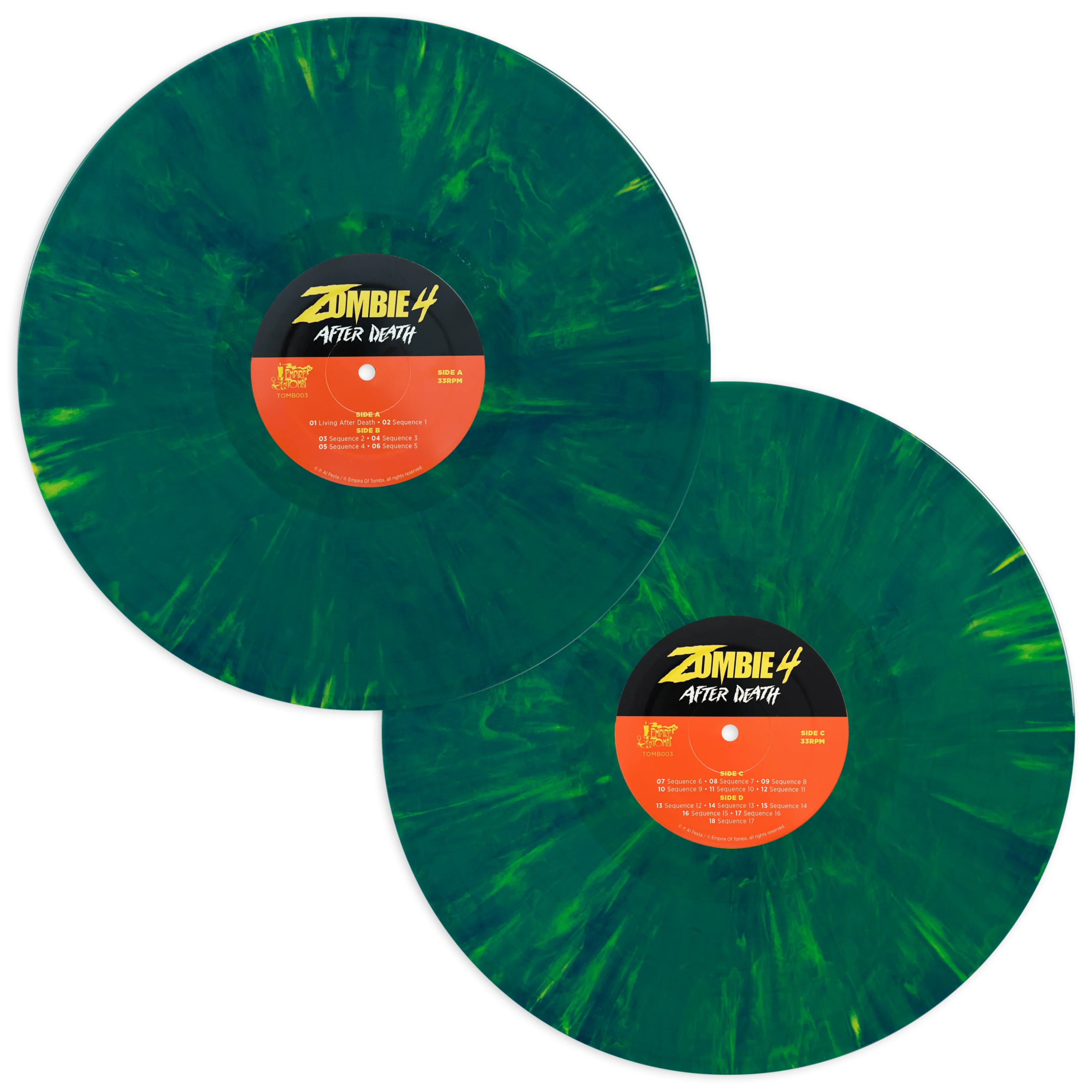 Zombie 4: After Death - Original Motion Picture Score 2xLP - Image 5